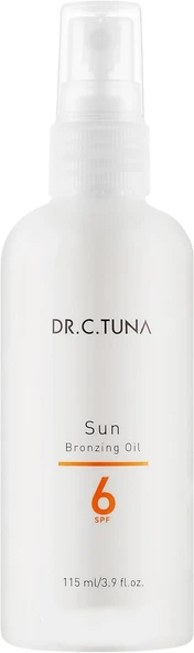 FARMASİ Dr. C. Tuna Sun Serisi Bronzlaştırıcı Yağ spf6 115 ml - Resim 2