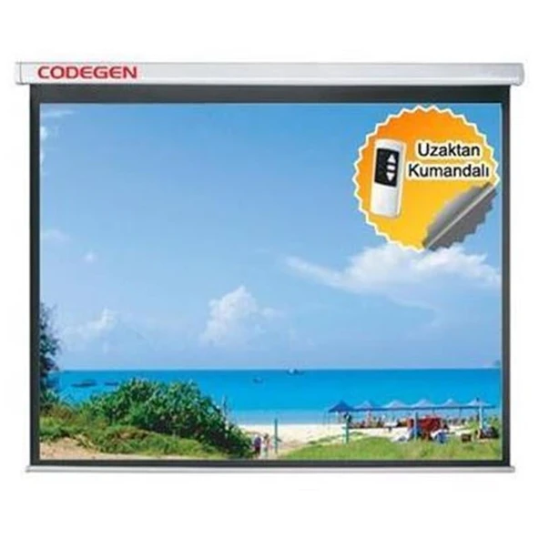 CODEGEN EX-30 300X225 MOTORLU UZAKTAN KUMANDALI PERDE ürün görseli 1