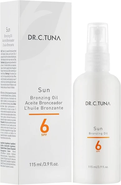 FARMASİ Dr. C. Tuna Sun Serisi Bronzlaştırıcı Yağ spf6 115 ml ürün görseli