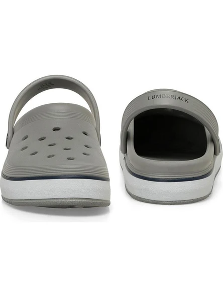 LUMBERJACK MADMAX 5FX GRİ COMFORT ANATOMİK SABO TERLİK SANDALET - Resim 7