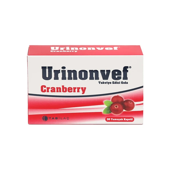 Urinonvef Cranberry 30 Yumuşak Kapsül ürün görseli