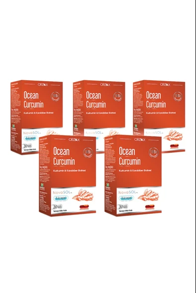 Ocean Curcumin 30 Kapsül 5 Adet ürün görseli