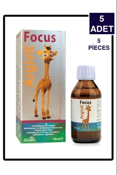 Argivit Focus 150 ml 5 Adet - Resim 2