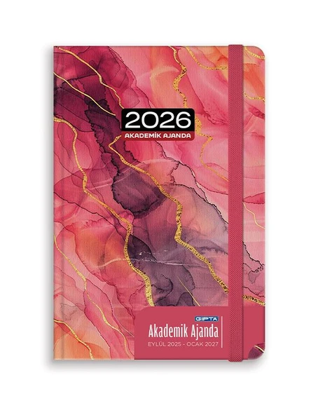 Gıpta 2025 Eylül-2026 Aralık DİKİŞLİ Akademik Ajanda 17X24 Cm  Model-2 ürün görseli 1