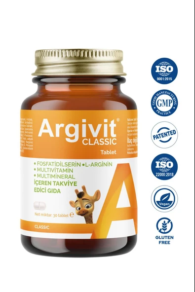 Argivit Classic 30 Tablet 2 Adet - Resim 3