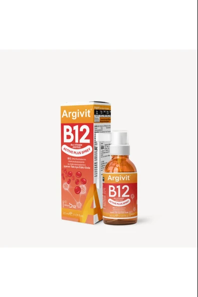 Argivit B12 Active Plus Sprey 30ml ürün görseli