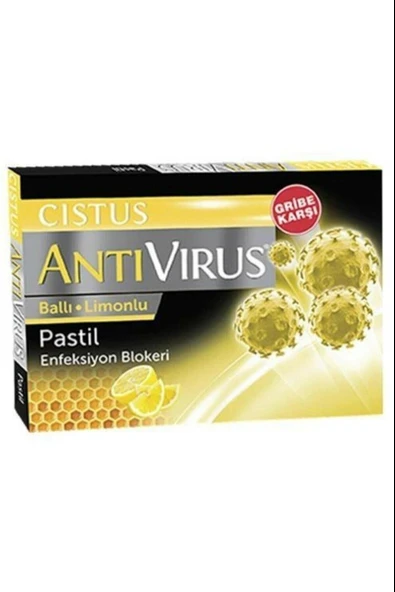 Cistus Antivirüs Ballı Limonlu Pastil 10'lu ürün görseli