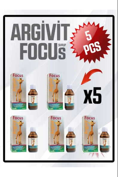 Argivit Focus 150 ml 5 Adet - Resim 5