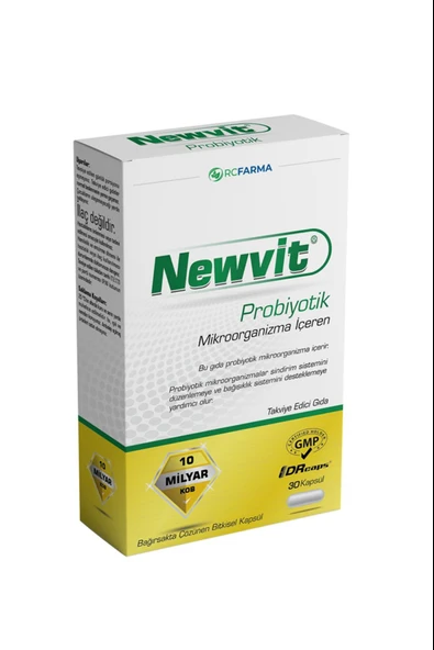 Newvit Probiyotik 30 Kapsül - Resim 3
