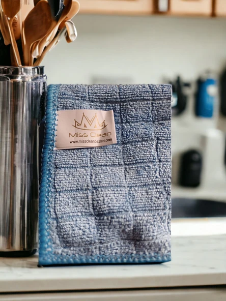 Technow Misclean Mikrofiber Mutfak Temizlik Bezi 40*40 cm 3 Renk (3 Adet) - Resim 6