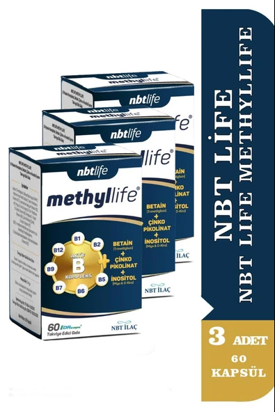Nbt Life Methyllife 60 Kapsül 3 Adet ürün görseli