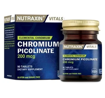 Nutraxin Chromium Picolinate 200 Mcg 90 Tablet ürün görseli