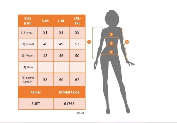Lucky Life Kadın Uzun Kollu Hakim Yaka Yanlardan Düğmeli Kısa Süet Ceket - Resim 8