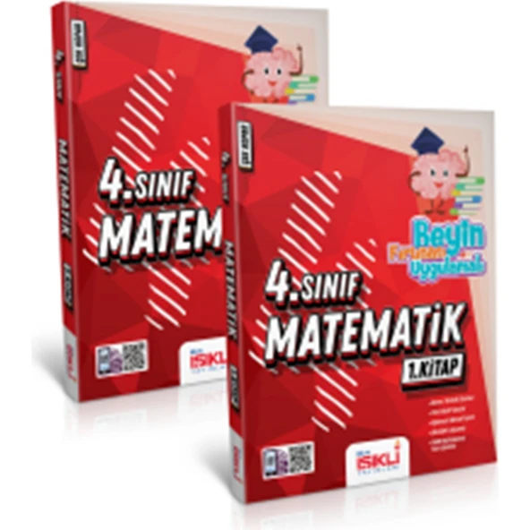 Bilal Işıklı Yayınları Beyin Fırtınası Uygulamalı 4.Sınıf Matematik Soru Bankası 1.Kitap ve 2.Kitap 2026 ürün görseli