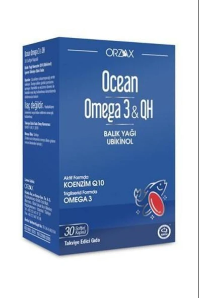 Ocean Omega 3 & Qh 30 Yumusak Kapsul ürün görseli