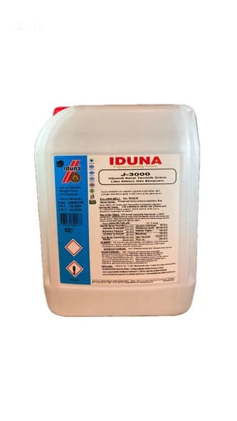 Iduna J-3000 Hijyenik Genel Temizlik Ürünü Leke Sökücü Halı Şampuanı 5 L ürün görseli