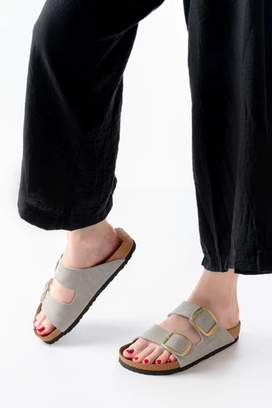 Gri Günlük  Kadın Terlik ürün görseli 1