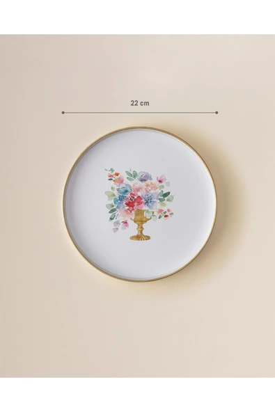 Leroy Yuvarlak Sunum Tepsi - Renkli - Resim 4