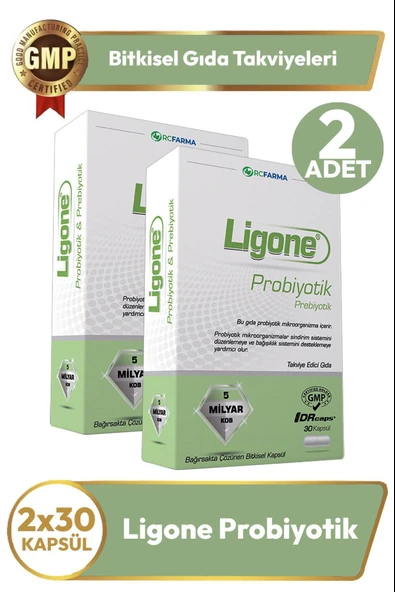 Ligone Probiyotik 30 Kapsül 2 Adet ürün görseli
