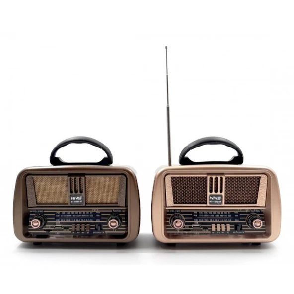 Klasik Taşınabilir Nostaljik Radyo - 1 Adet - Resim 2