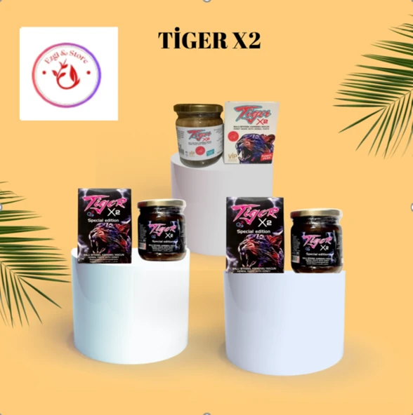 Tiger X2 Ginseng Macun Performans1 Ginseng Unisex Güç3 Etkili Kuvvet3 Gizli Gönderim 3 Paket 230 gr ürün görseli
