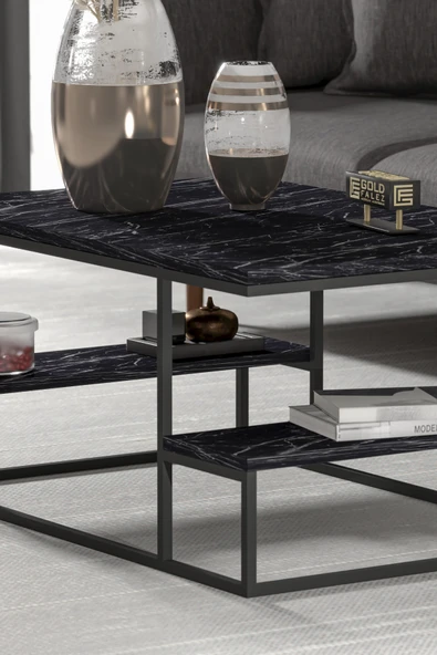 Orta Sehpa Delux Raflı Bendir - Resim 2