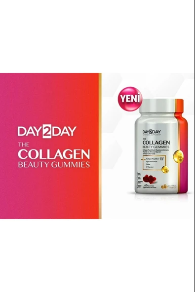 Day2Day The Collagen Beauty Gummies 60 Çiğnenebilir Jel Form ürün görseli