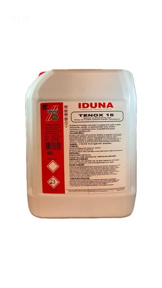 Iduna Tenox 16 Makine Ve Ekipmanlar İçin Kireç Ve Protein Çözücü Asidik Temizleyici 5 L ürün görseli
