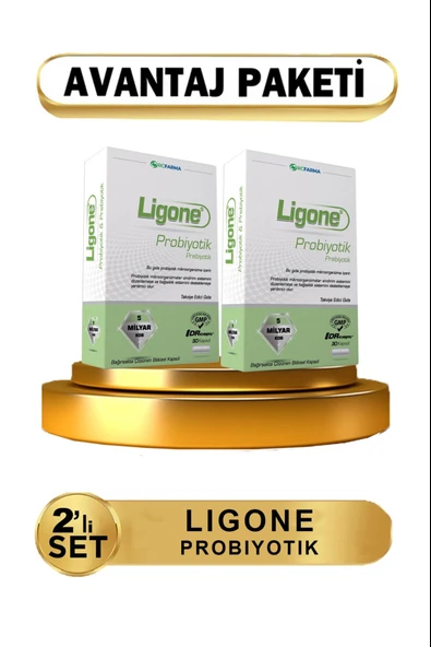Ligone Probiyotik 30 Kapsül 2 Adet ürün görseli