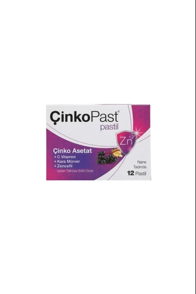Çinkopast Nane 12 Pastil ürün görseli 1