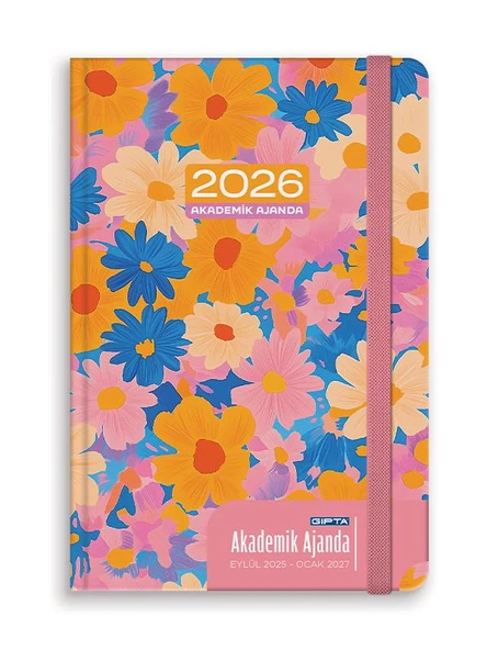 Gıpta 2025 Eylül-2026 Aralık DİKİŞLİ Akademik Ajanda 17X24 Cm  Model-3 ürün görseli 1