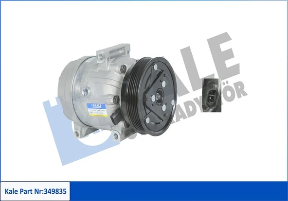 KALE 349835 KLİMA KOMPRESÖRÜ RENAULT MEGANE I 96> SCENIC 99>03 1.4 16V 7700103536-7701499859 ürün görseli 1