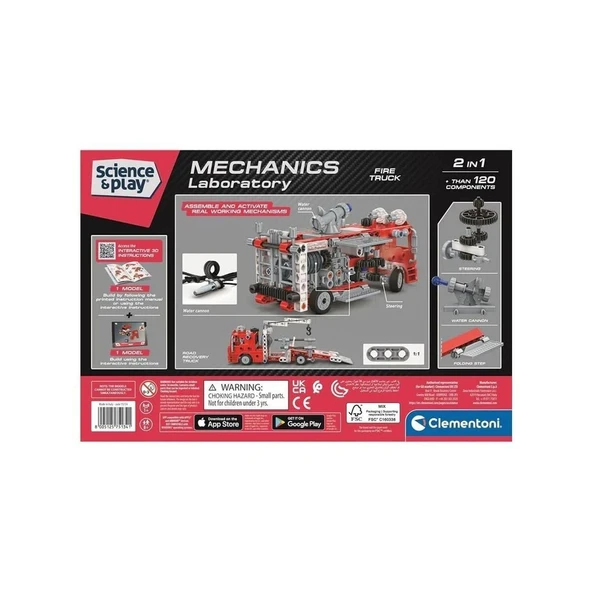 75134TR Mekanik Laboratuvarı - İtfaiye Aracı - Fire Truck +8 yaş - Resim 2