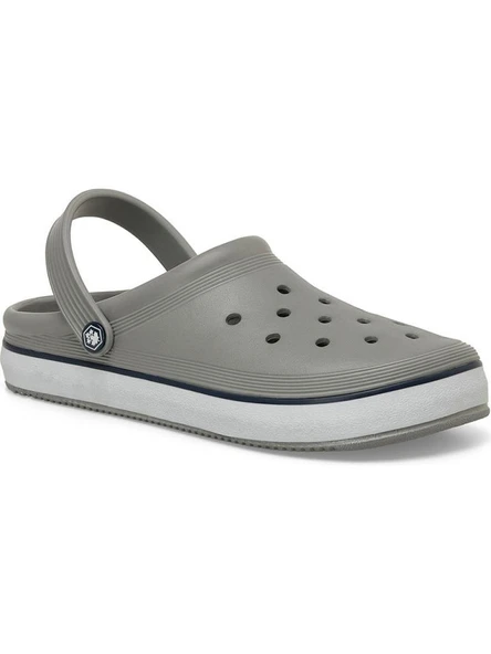 LUMBERJACK MADMAX 5FX GRİ COMFORT ANATOMİK SABO TERLİK SANDALET - Resim 4