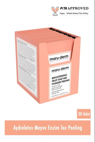 Maruderm Aydınlatıcı Meyve Enzim Toz Peeling 60 gr - Resim 2