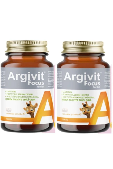 Argivit Focus 30 Tablet 2 Adet ürün görseli