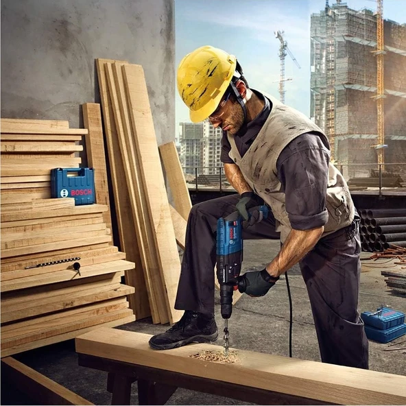 Bosch GBH 240 Kırıcı Delici + GWS 750-115 Taşlama Elektrikli El Aleti Seti - Resim 3