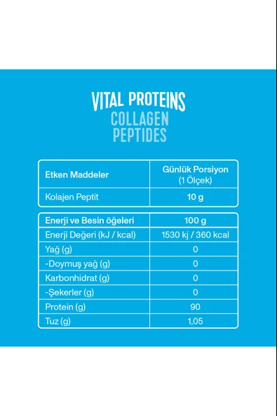 Vital Proteins Collagen 284 gr 2 Adet - Resim 4