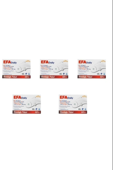 New Life Efa Daily 60 Kapsül 5 Adet ürün görseli