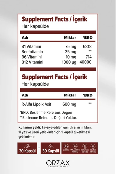 Ocean Neurobexol 60 Kapsül 2 Adet - Resim 2