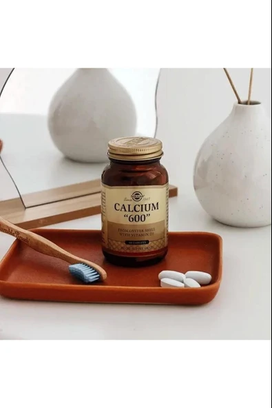 Solgar Calcium Oyster Shell 600 Mg 60 Tablet 3 Adet - Resim 3