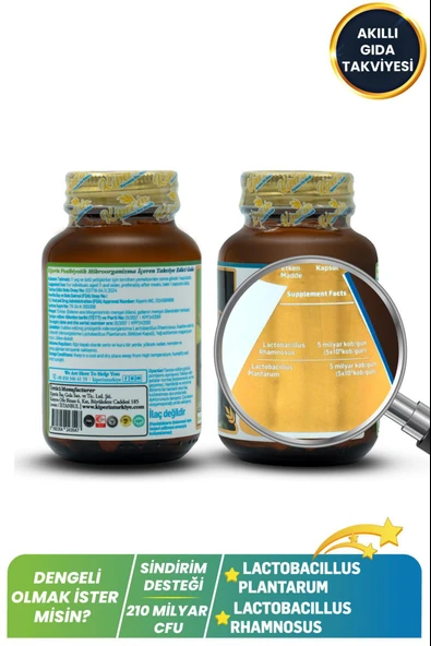 Kiperin Postbiyotik 21 Kapsül - Resim 3