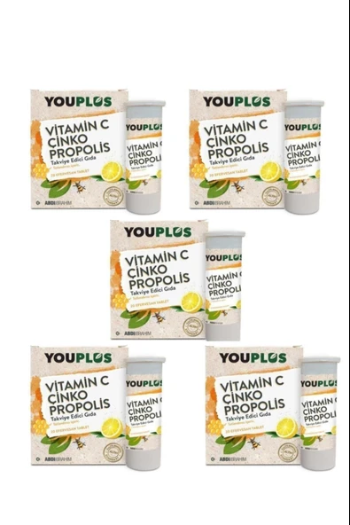 Youplus 20 Efervesan Tablet 5 Adet ürün görseli