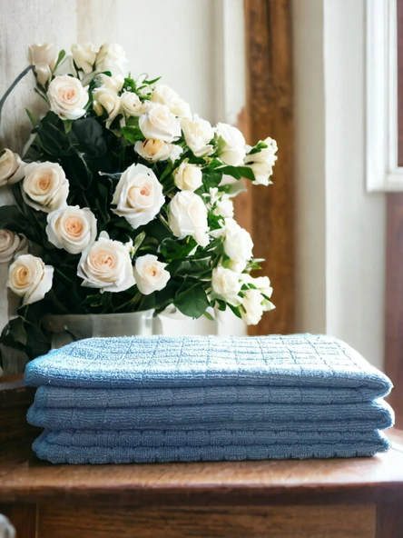 Technow Misclean Mikrofiber Mutfak Temizlik Bezi 40*40 cm Mavi (3 Adet) - Resim 6