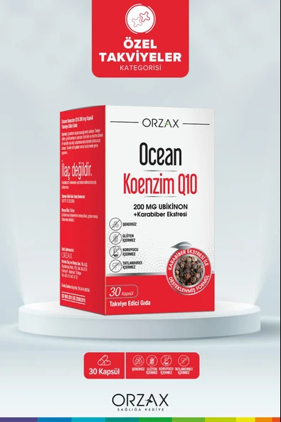 Ocean Koenzim Q10 200 mg 30 Kapsül ürün görseli