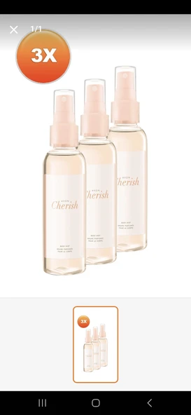 Avon cherish body mist 100 ml 3 ad ürün görseli 1