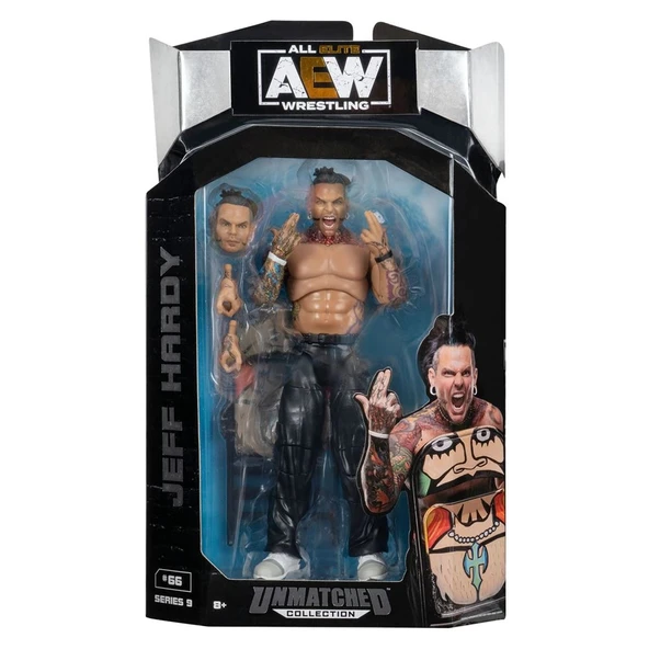 AEW Karakterleri Model Aksiyon Figürler S9 Jeff Hardy 66 - Resim 5