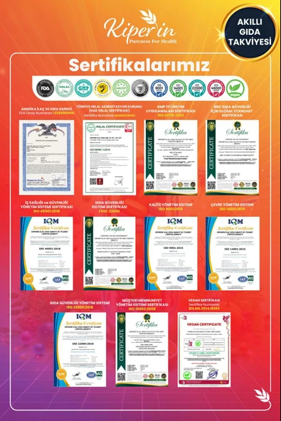 Kiperin Multivitamin Lipozomal 30 Kapsül - Resim 4