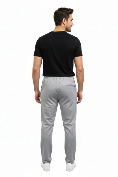 Erkek Rahat Kesim Düz Paça Dalgıç Kumaş Eşofman Altı BGL-ST05044 - Resim 9