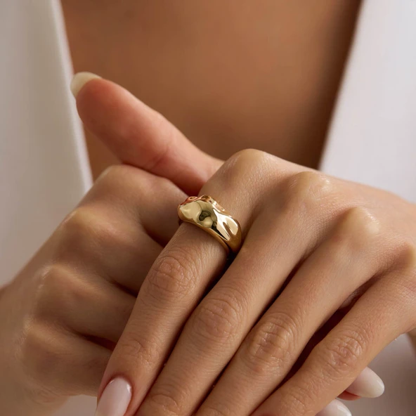 Golden Birth 14 Ayar Altın Yüzük ürün görseli 1